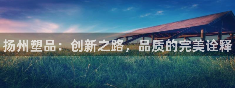 太阳成集团电影：扬州塑品：创新之路，品质的完美诠释