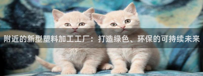 太阳集团游戏：附近的新型塑料加工工厂：打造绿色、环保的可持续
