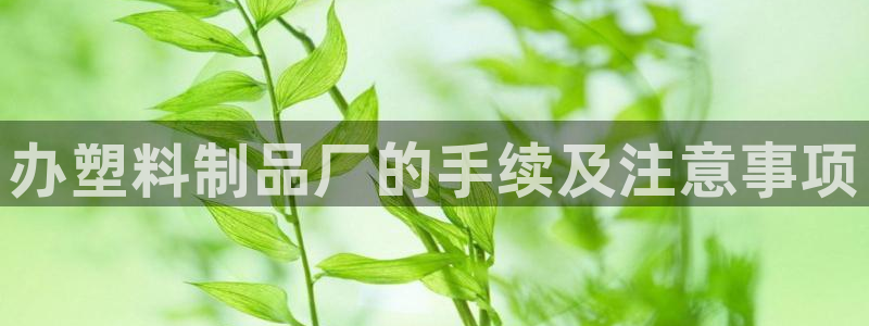 太阳gg注册登录：办塑料制品厂的手续及注意事项