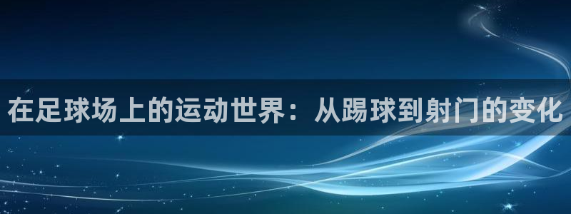 熊猫体育app官方下载最新版：在足球场上的运动世界：从踢球到射门的变化