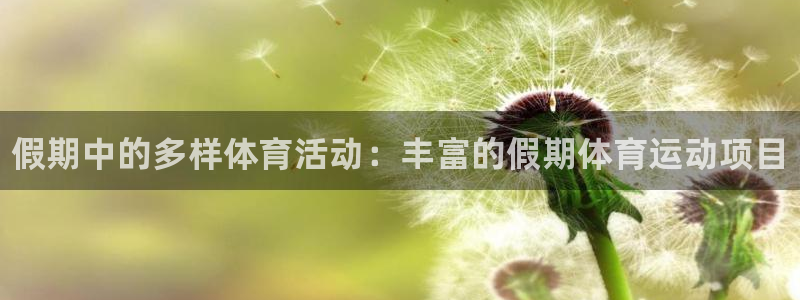 动感熊猫体育公园：假期中的多样体育活动：丰富的假期体育运动项目
